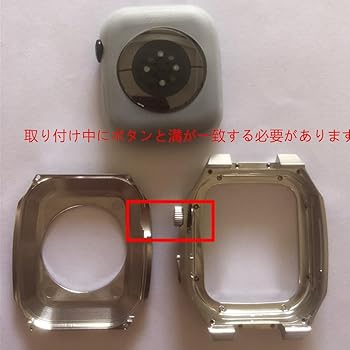 Amazon.co.jp: 316L ステンレススチールケース+バンド Apple